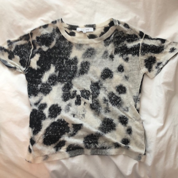 Knit black and white tee - Picture 1 of 1